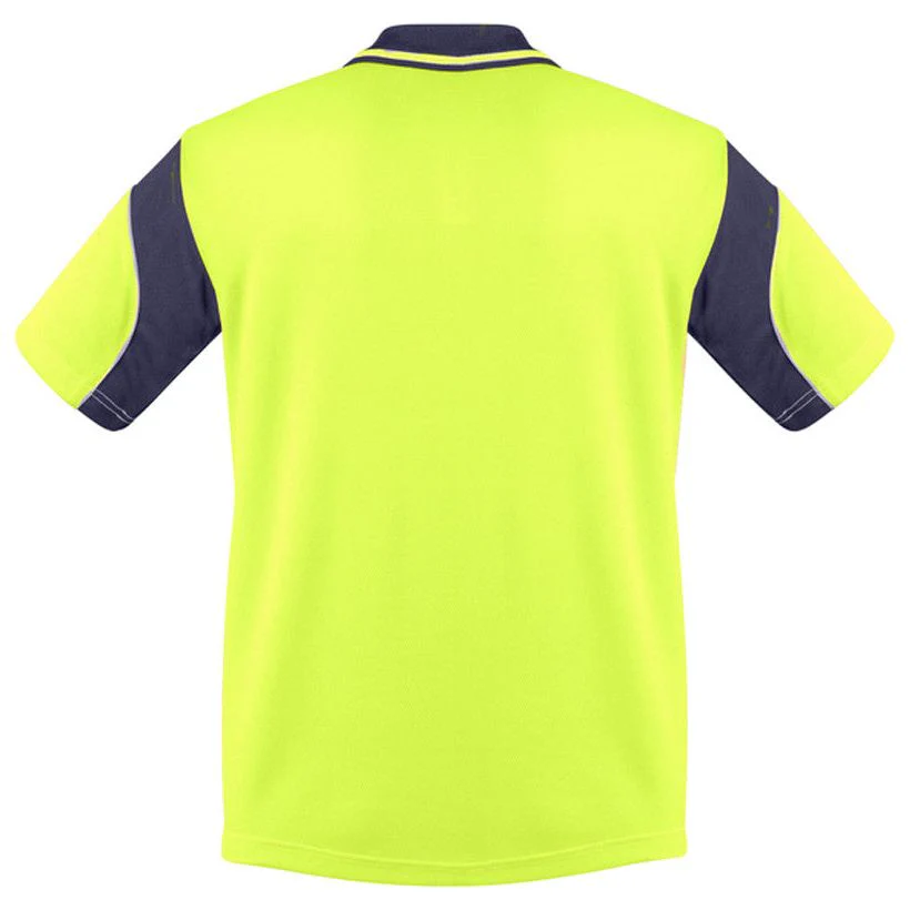 Syzmik Hi Vis Mens Aztec Polo Short Sleeve (ZH248) - Image 6