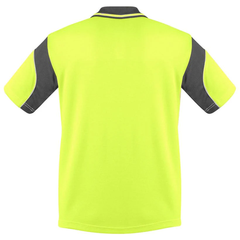 Syzmik Hi Vis Mens Aztec Polo Short Sleeve (ZH248) - Image 7