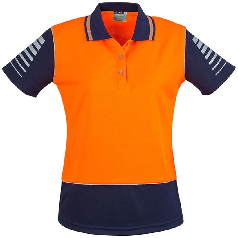 Syzmik Hi Vis Womens Zone Polo Short Sleeve (ZHL236) - Image 3