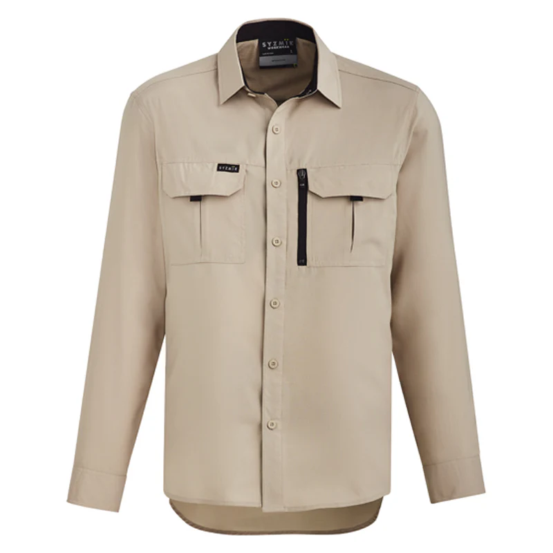 Syzmik Mens Outdoor Long Sleeve Shirt (ZW460) - Image 6