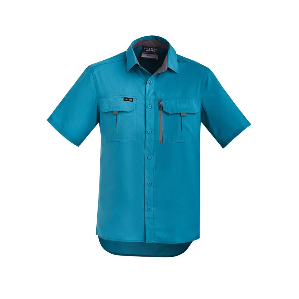 Syzmik Mens Outdoor Short Sleeve Shirt (ZW465) - Image 10