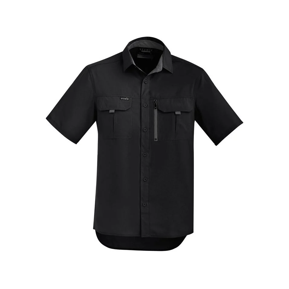 Syzmik Mens Outdoor Short Sleeve Shirt (ZW465) - Image 14