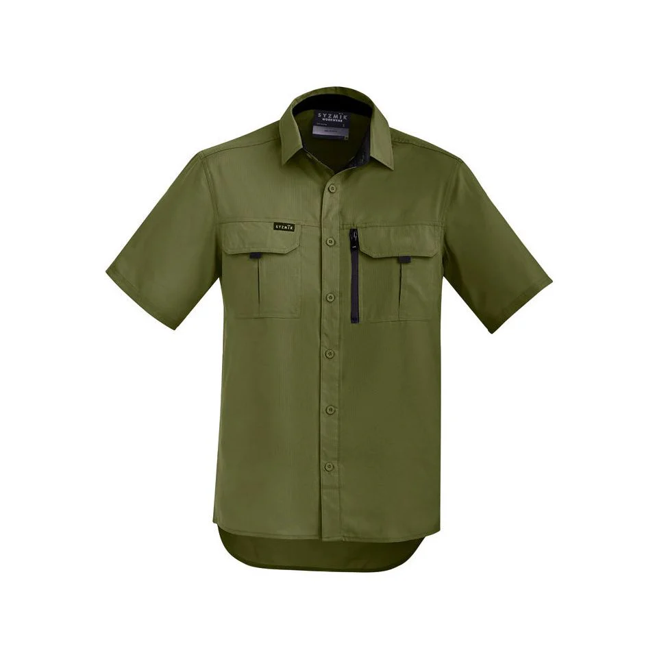 Syzmik Mens Outdoor Short Sleeve Shirt (ZW465) - Image 18