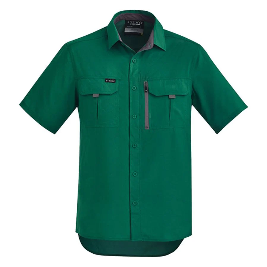 Syzmik Mens Outdoor Short Sleeve Shirt (ZW465) - Image 4