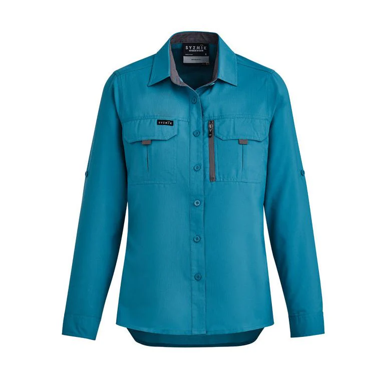 Syzmik Womens Outdoor Long Sleeve Shirt (ZW760) - Image 14