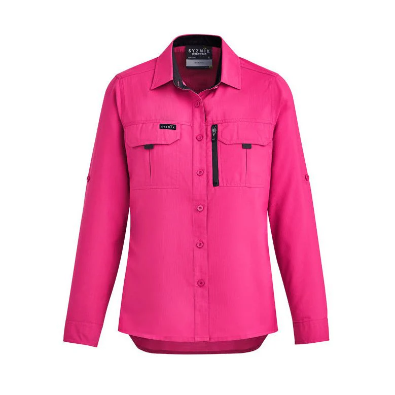 Syzmik Womens Outdoor Long Sleeve Shirt (ZW760) - Image 18