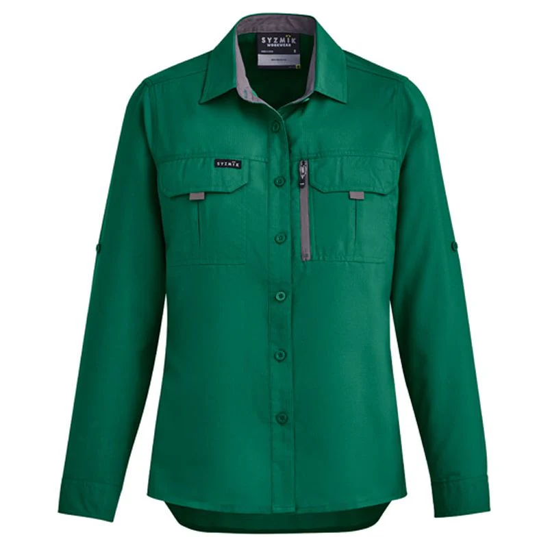 Syzmik Womens Outdoor Long Sleeve Shirt (ZW760) - Image 3