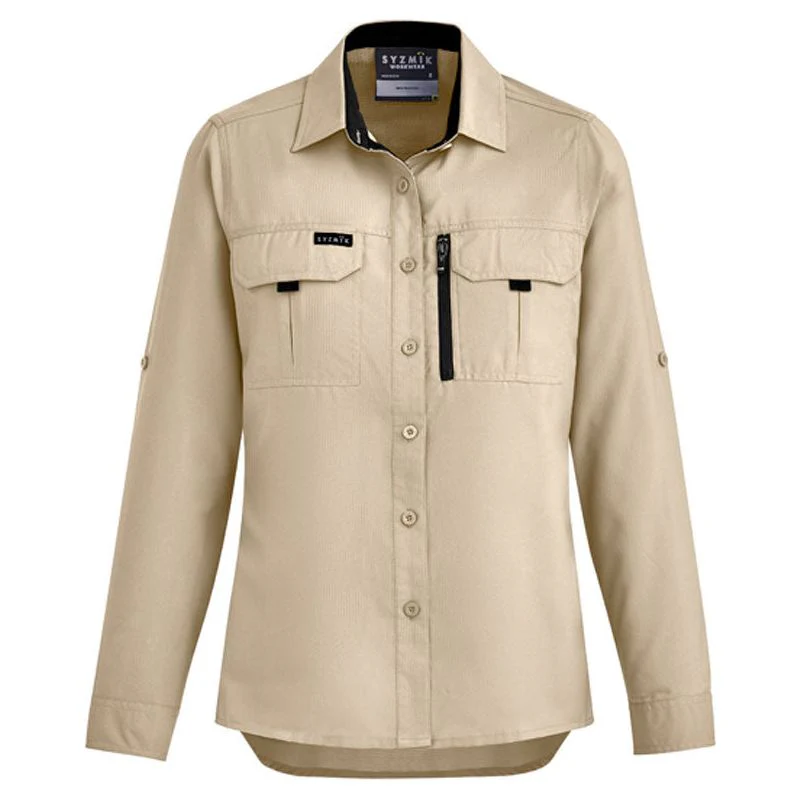 Syzmik Womens Outdoor Long Sleeve Shirt (ZW760) - Image 4