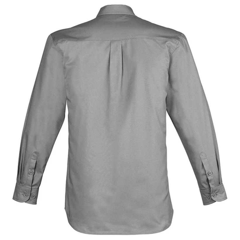 Syzmik Mens Lightweight Tradie Shirt Long Sleeve (ZW121) - Image 8